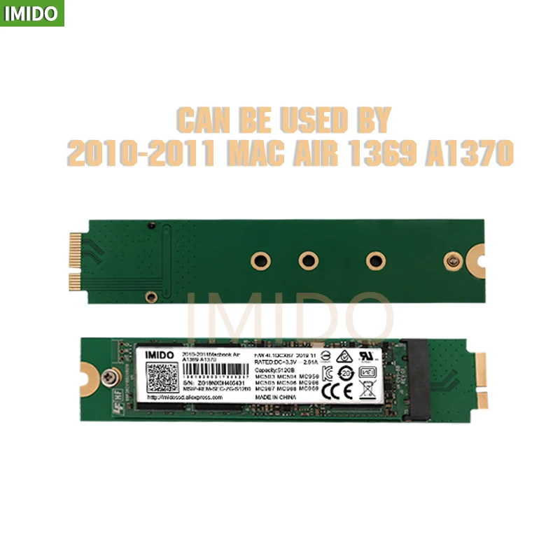 Новый Macbook Air A1369 A1370 на 2010 -2011 год 64 ГБ 128 256 512 1 ТБ стандартный SSD MC503 MC504 MC505 MC 506 MC965 MC966
