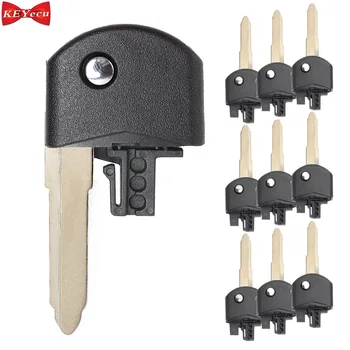 

KEYECU 10pcs Folding Remote Key Head Part for Mazda 3 5 6 Withou Chip