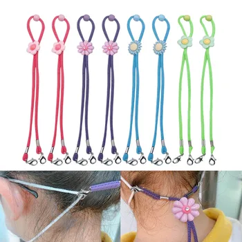 

Adjustable Face Mask Lanyard Handy&Convenient Safety Mask Rest&Ear Holder Rope Portable Mask Hanging on Neck String 8/16Pcs