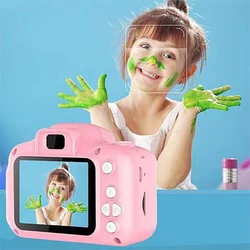 Caméra numérique colorée HD pour enfants, dessin animé, Portable SLR 13 millions de pixels, jouet éducatif Montessori, cadeau 