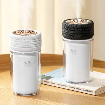 

250ml Mist Maker Creative Tires Shape Portable Mini Home Aroma Air Ultrasonic Humidifier Essential Oil Aromatherapy Diffuser