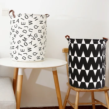 

Foldable Laundry Basket Clothes Storage Bag Home Sundries Storage Holder Barrel Laundry Basket Kids Toys Organizer Bucket