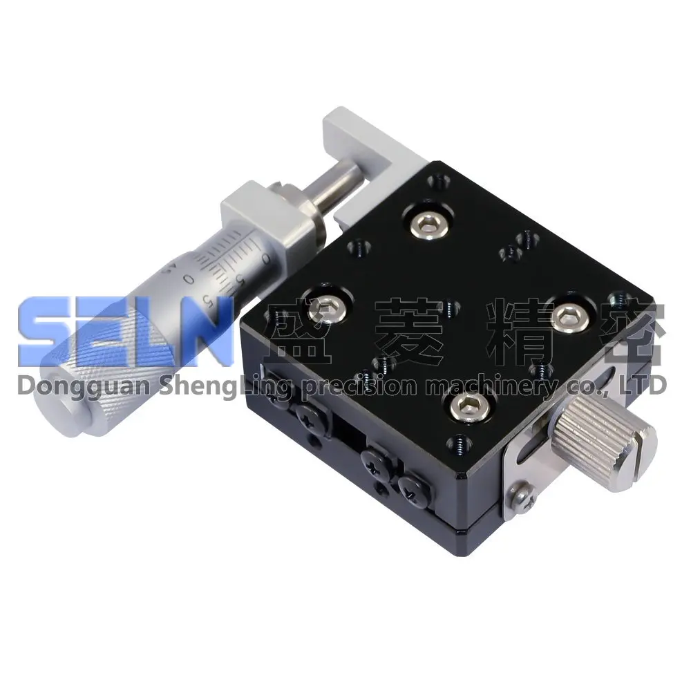

LX40-L Precision X-axis Displacement Fine-tuning Measuring Platform Cross Roller Guide Type Manual Slide Table