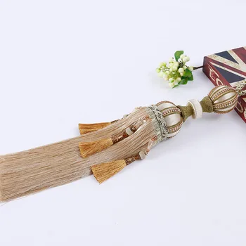 

New European-style Luxury Drill Ball Curtain Tied with Rope Tied Ball Tied Ball