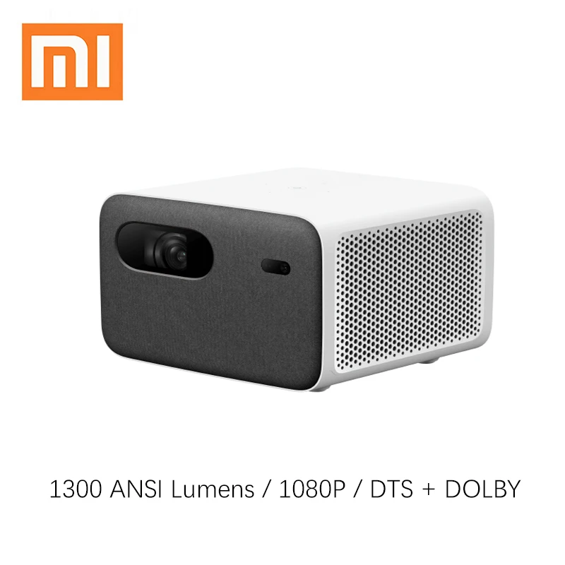 Проектор Xiaomi mijia 2 pro DLP 1080P 1300 ANSI поддержка 4K видео ТВ домашний кинотеатр Full HD