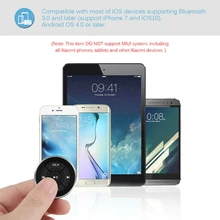 Bluetooth пульт дистанционного управления автомобильный руль беспроводной пульт дистанционного управления Bluetooth медиа-Кнопка MP3 Воспроизведение музыки