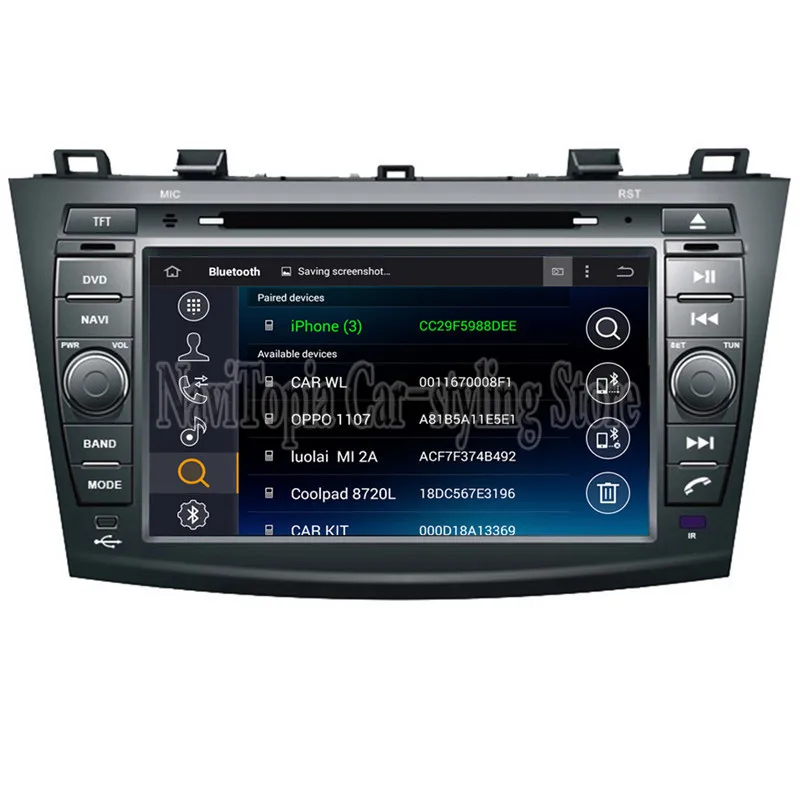 Top Octa Core 4G RAM 64G ROM Android 9.0 Car DVD Multimedia Player Auto GPS Navigation for MAZDA 3 2010- 3