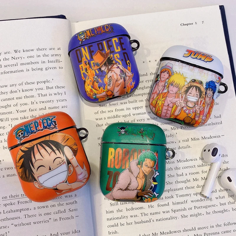 Цельный чехол для AirPods 2 1 Apple наушников Japan Anime Luffy Zoro s TPU IMD защитный | Электроника