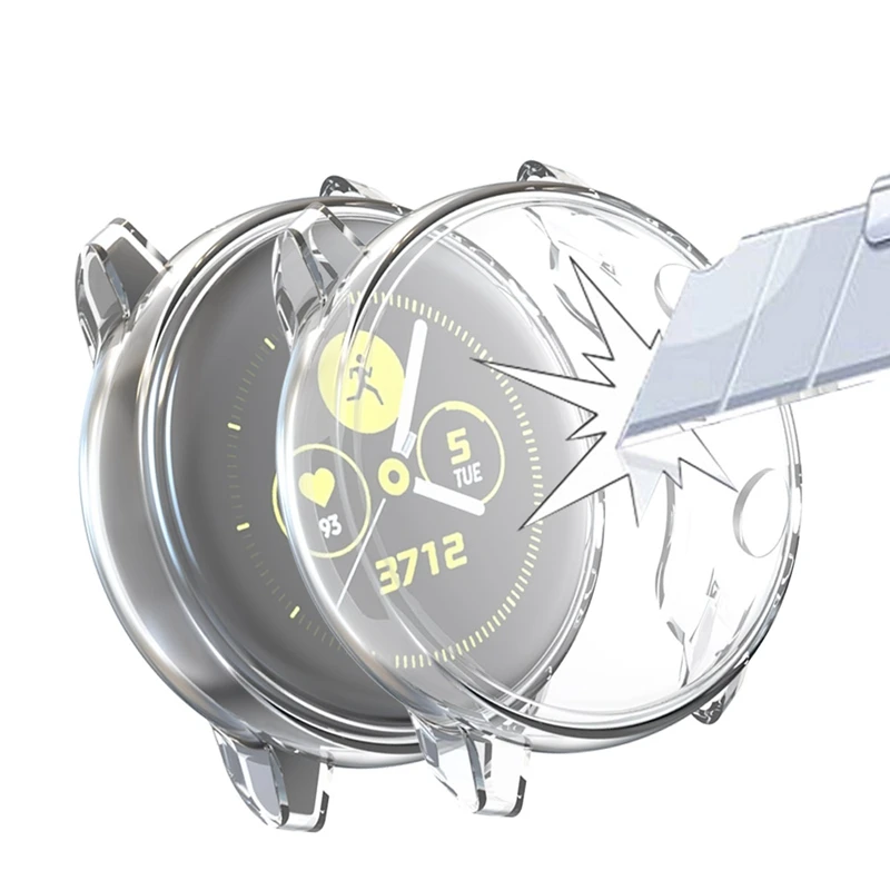 Защитный чехол для экрана Samsung Galaxy Watch Active All Around ультратонкая мягкая Защитная