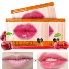 Увлажняющая кристальная коллагеновая маска для губ, питательная эссенция, патч-подушечка от старения против морщин, гель для ухода за губами