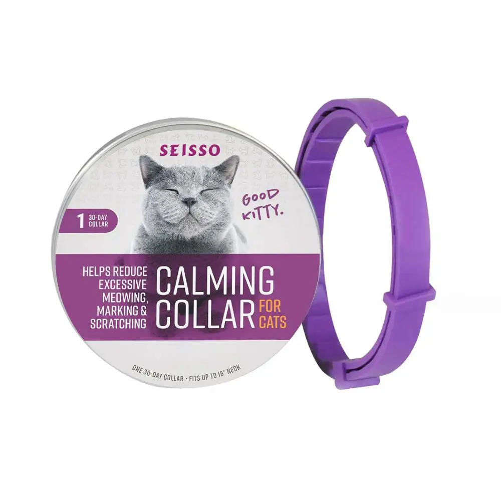 Cat Collar Pet Supplier Pet Accessories Pet Calm Collar Adjustable TPR Neck Strap Cat Small Dog Soothing Collar Cat Collar Pet Supplier Pet Accessories Pet Calm Collar Adjustable TPR Neck Strap Cat Small Dog Soothing Collar