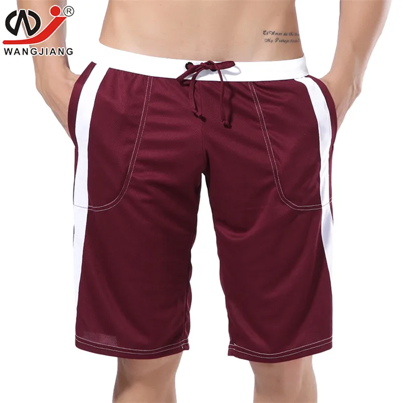 Wj мужские шорты Модные свободные быстросохнущие Мужские шорты домашние удобные дышащие шорты для сна уличные шорты