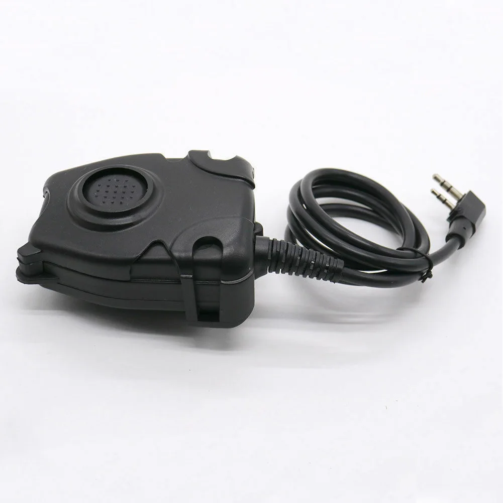 Нажмите для разговора гарнитура адаптер прочный переговорный кнопочный переключатель 2 Pin PTT Peltor Тип Z112 портативный для Kenwood радио профессиональный