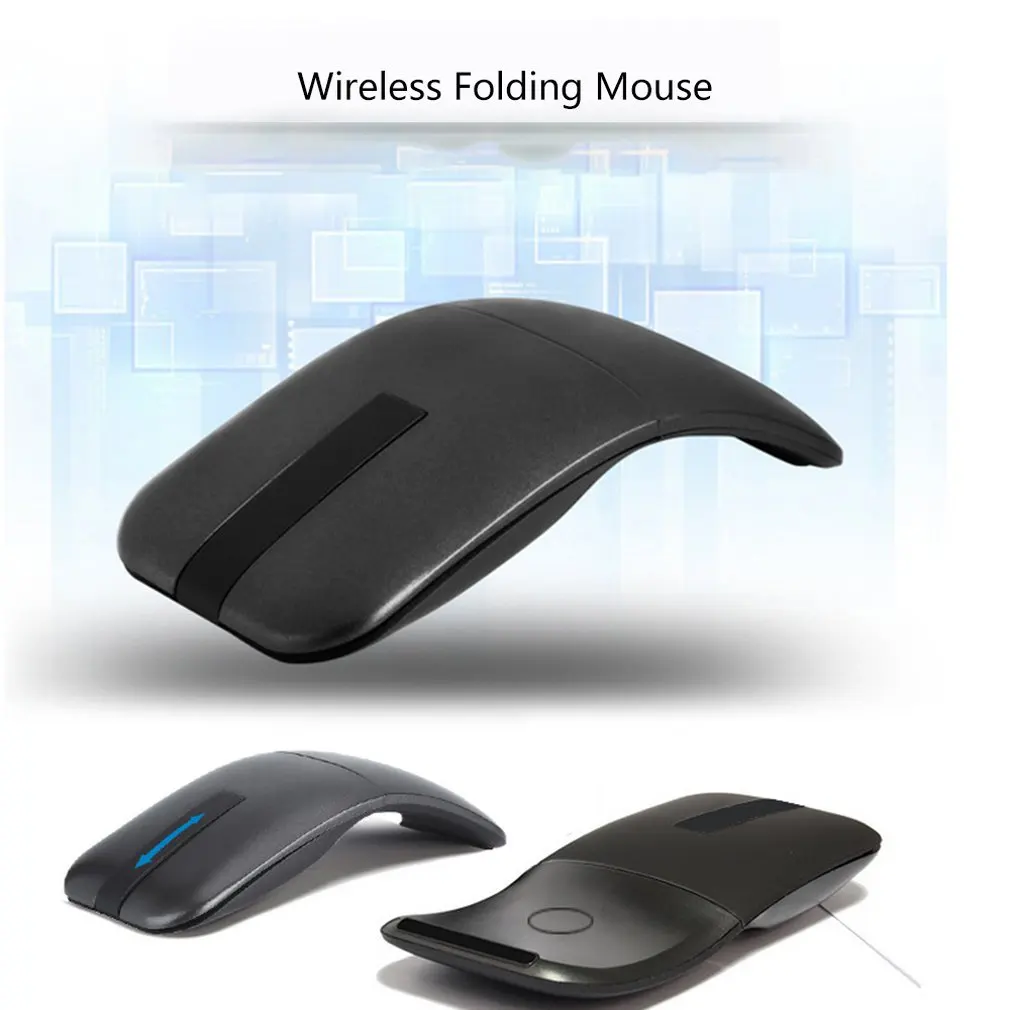 Wireless Rotatable Folding Portable Mouse Office Wireless Touch Mouse Notebook Mouse 2 Key Office Wireless Mouse