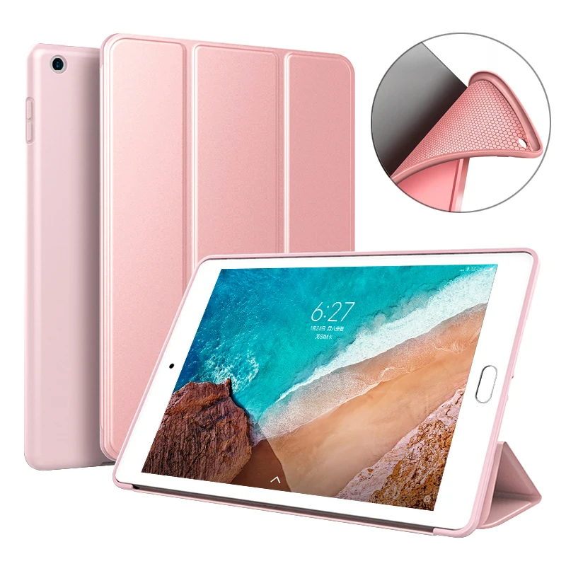 

Case for Xiaomi Mi Pad 4 Plus Ultra Thin Magnetic Stand Silicone Soft Cover Smart Case for Xiaomi MiPad 4 Plus 10.1 Tablet Funda