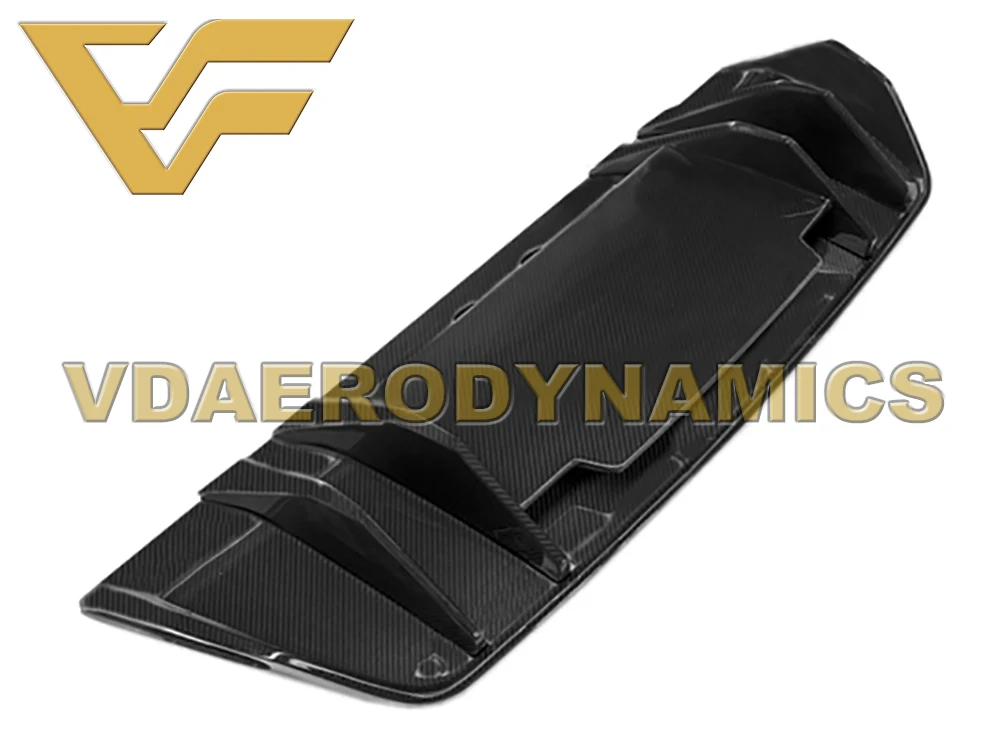 Подходит для 15-19 Audi R8 V10 Plus VAD-V карбоновый задний диффузор для губ
