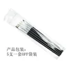 5PCS Kolinsky Flat Nail Art Brush Set Gradient Acrylic Nail UV Gel Builder Drawing Painting Pen Manicure Tool 4