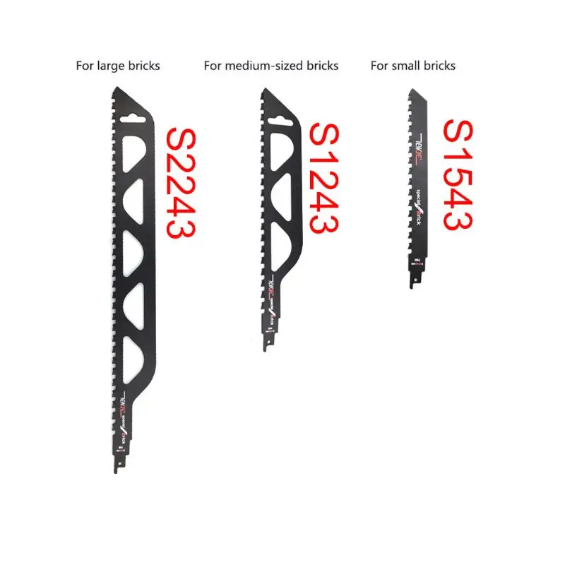 240mm/305mm/455mm Demolition Masonry Reciprocating Saw Blade for Cutting Concrete Brick Stone Alloy Steel Teeth Blades|Electric Saws| - AliExpress