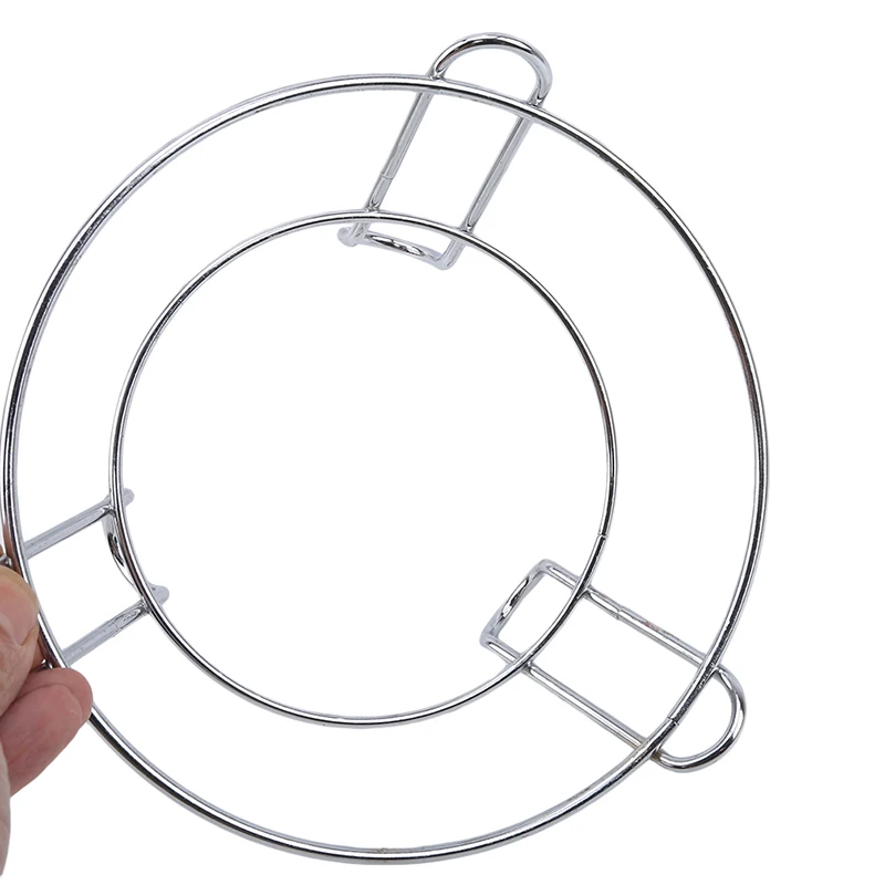 Горячая кухонные инструменты из нержавеющей стали аксессуары круглые теплоизоляционные, термостойкие, ковш для молока, подставка для сковороды Stainle