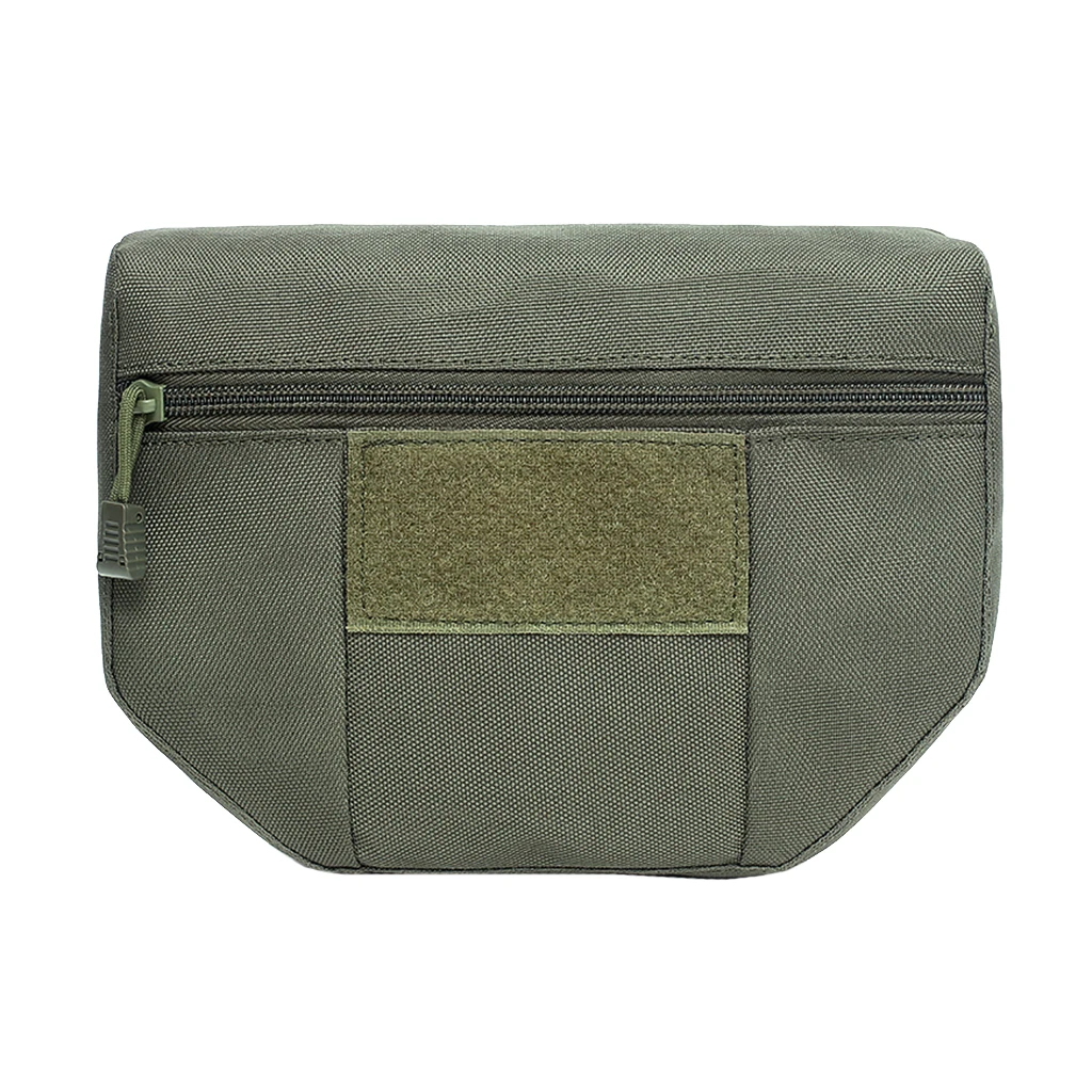 Outdoor Vest Pasted Bag Accessories Pouch Attachment Storage Bag for Outdoor Hiking Travel Cycling Hunting Running Fishing 