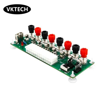 

20/24 Pins ATX Power Breakout Module Adapter PC Power Supply Breakout Module Adapter with USB 5V Port Ho