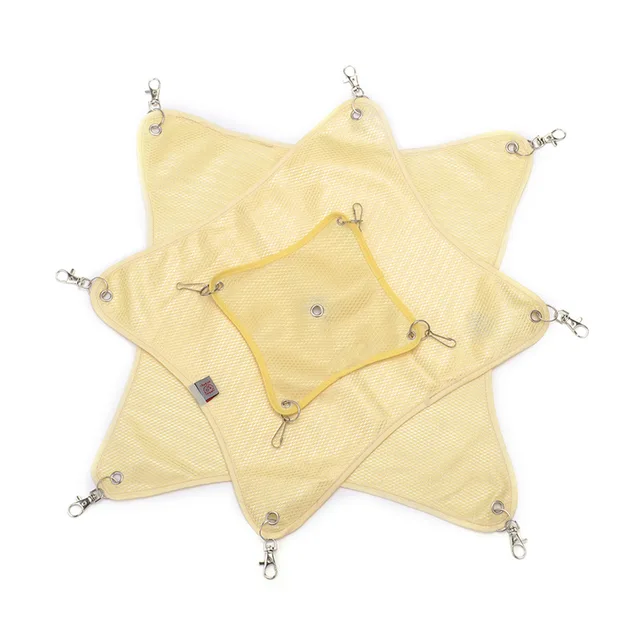 S/M/L Pet Hamster Hammock Summer Breathable Mesh Bed for Chinchilla Guinea Rabbit Samll Pets Swing Toys Kitten Hommock 6