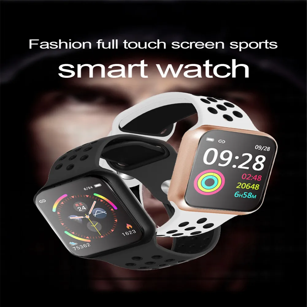 

F8 Full Touch Screen F9 Smart Bracelet Heart Rate Blood Pressure Monitoring Information Reminder