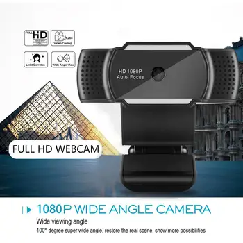 

HD 1080P Webcam Mini Computer Pc WebCamera Anti-peeping Rotatable Camera for Live Broadcast Video Conference Work