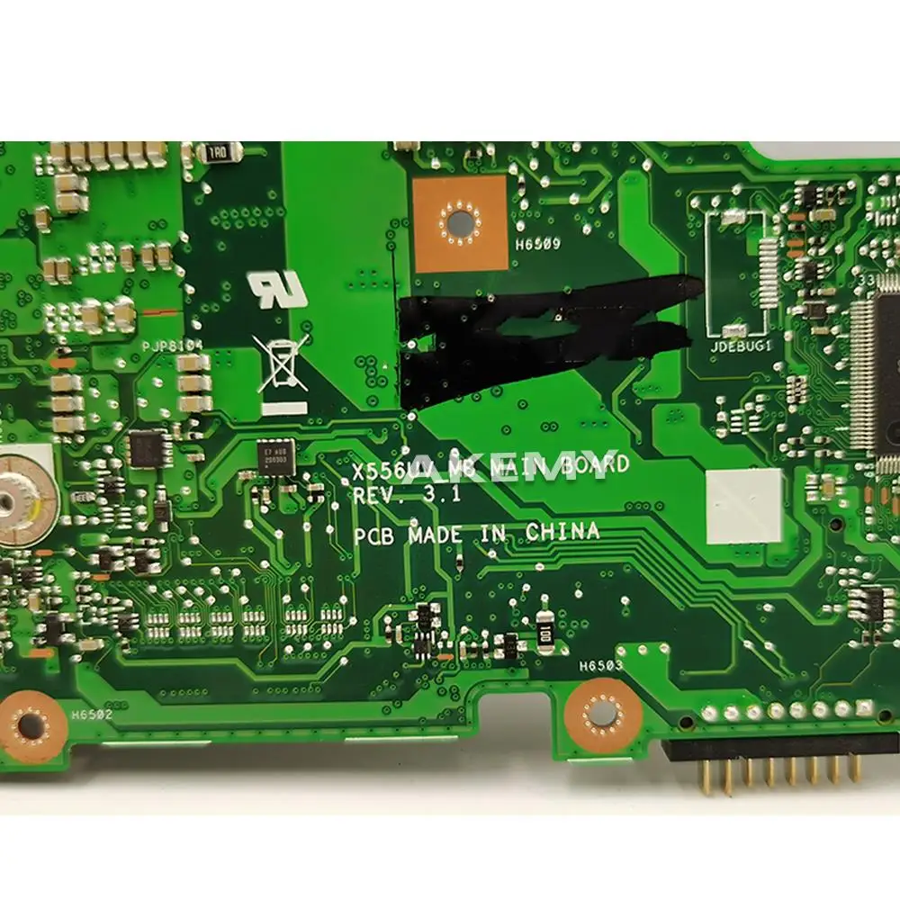 Akemy X556UJ i3-6100 CPU GT920M 2GB N16V-GM-B1 4GB RAM Mainboard REV 2.0 For Asus X556UJ X556UV Laptop Motherboard test 100% ok