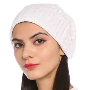 

Women Head Wrap Beanie Skull Cap Empty Top Solid Color Casual Slouchy Cancer Patients Chemo Hat Stretchy Turban Headband