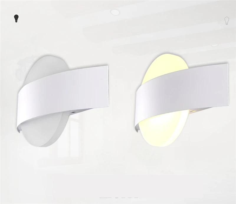 Современный минималистичный светодиодный настенный светильник для гостиной, спальни, Креативный светодиодный настенный светильник, прикроватный акриловый светодиодный настенный светильник