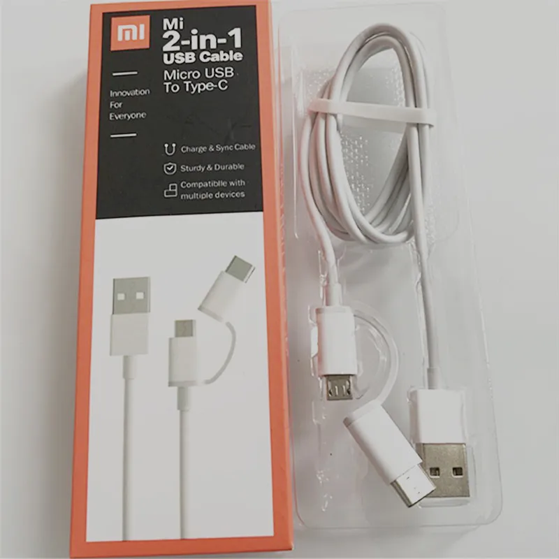 Многофункциональный USB кабель XIAOMI 2 в 1 для быстрой зарядки и синхронизации данных