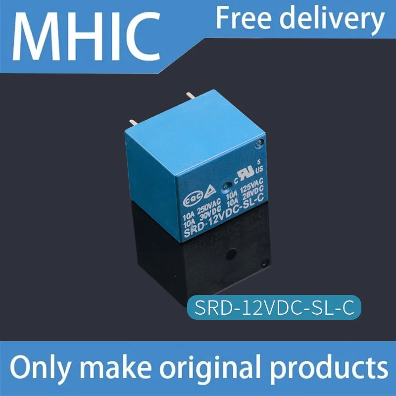 

【HOT】10PCS/LOT Original SRD-03VDC/05VDC/09VDC/12VDC/24VDC-SL-C Relay