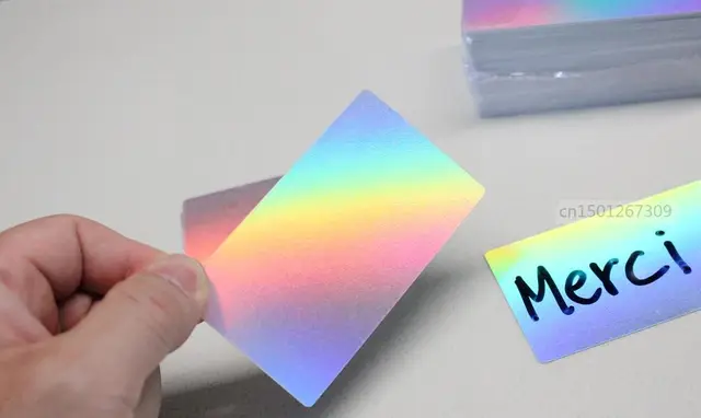 Size 21 x 29cm Single Side Holographic Rainbow Silver Cardstock Thick Paper  Card 10/20/50 - You Choose Quantity - AliExpress