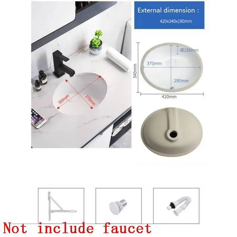 Пиа де Lavatorio Vanity Waschbecken черный Da Appoggio Wasbak Fregadero Banyo раковина для ванной Lavabo Cuba Banheiro умывальник - Цвет: Number 22