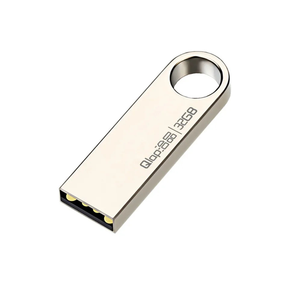 Tedgem usb flash drive 32GB pen drive pendrive waterproof metal silver u disk memoria cel usb stick gift customized engrave logo