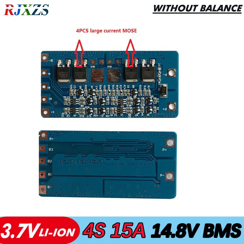 4S 15A BMS PCM PCB Защитная плата литий ионной батареи для высокоточного применения