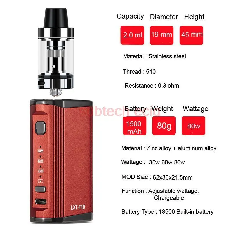 Hb5b8f062105f41659d0beda0d0e10df4q-Vape Smoke F10 80W Box Mod Kit E Cigaretter 2000mAh batterienpipml Luftflödestank Atomizer Hookah Shisha Pen Mini Vapor Vaper Vape Rauch F10 80W Box Mod Kits E Zigaretten 2000mAh Batterie 2,5 ml Luftstrom Tank Zerstäuber Shisha Shisha Stift Mini Dampf Vaper_Hb5b8f062105f41659d0beda0d0e10df4q