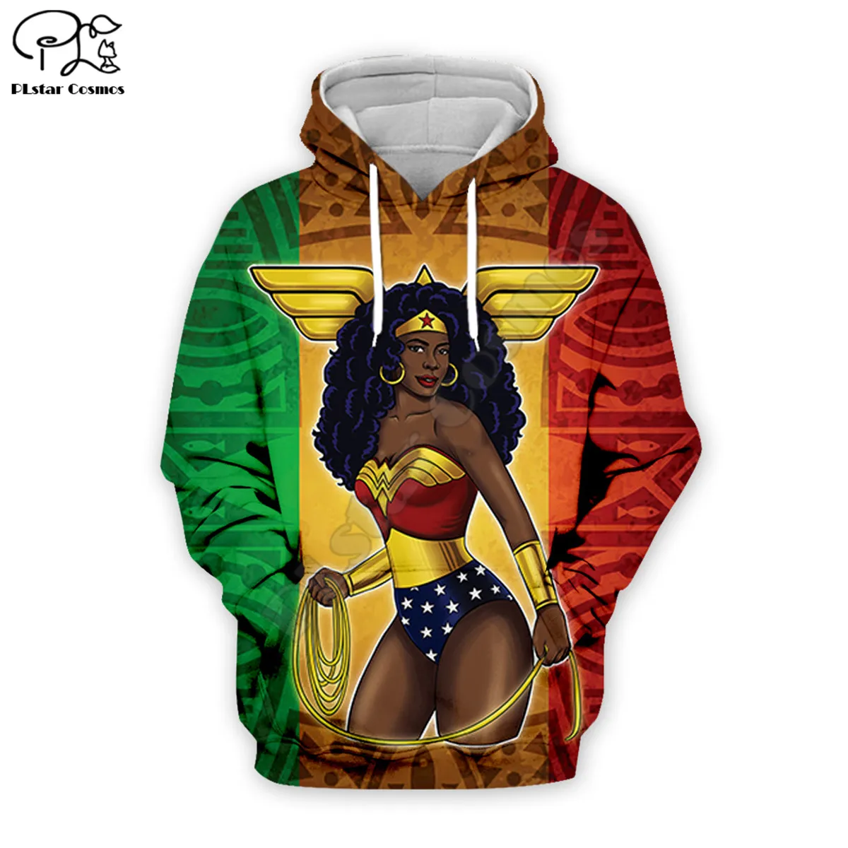 

Wonder Woman 3d all over Printed hoodies Harajuku Fashion Casual Hooded Sweatshirt zip hoodies women for men dropshipping
