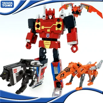 

Takara Tomy Transformers MP-15 / 16e Mp1516e Tape Force G1 Robot Animal Dinobots Action Figure Collections Kids Gifts