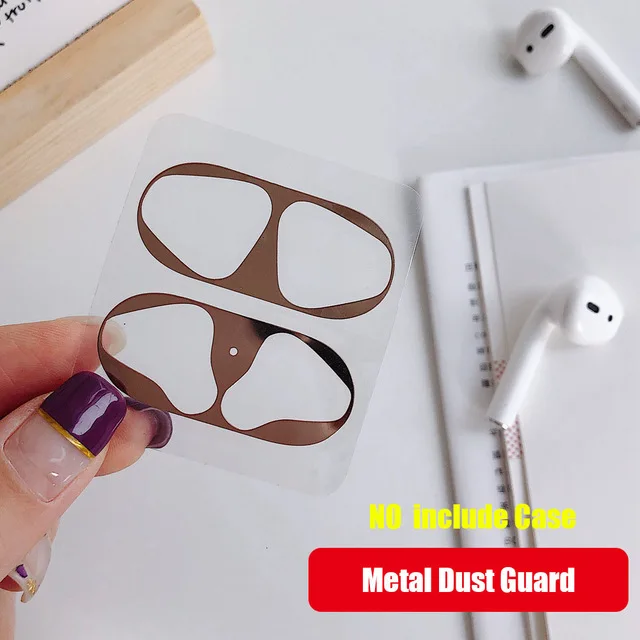 Rose Gold 3D плюшевая кукла чехол для AirPods чехол Чехол милые пушистые собаки Мультяшные наушники чехол для Apple Air pods 2 1 Earpods чехол - Color: Rose Gold