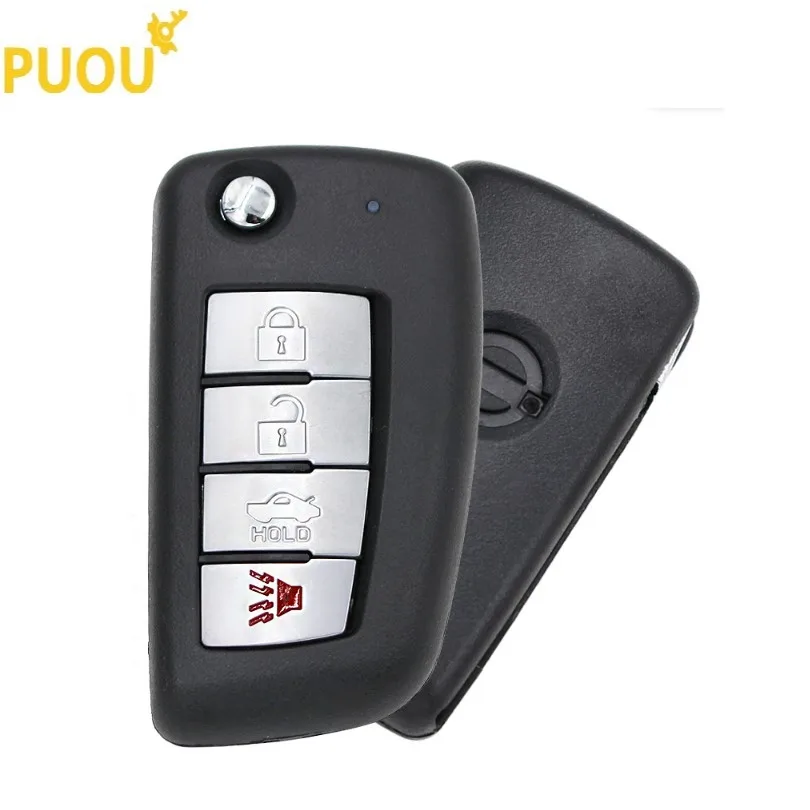 4 кнопки Замена флип дистанционный ключ 433 МГц PCF7961M для Nissan Rogue- CWTWB1G767 TWB1G767 28268-4CB1A