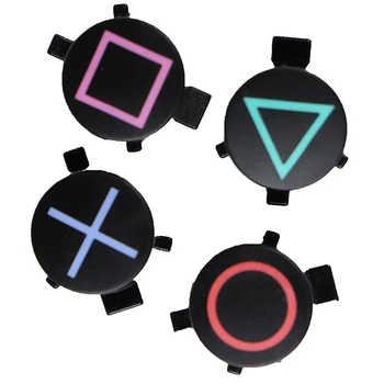 

4pcs/set Plastic Button ABXY Controller Button Repair Part Replacement For PS4