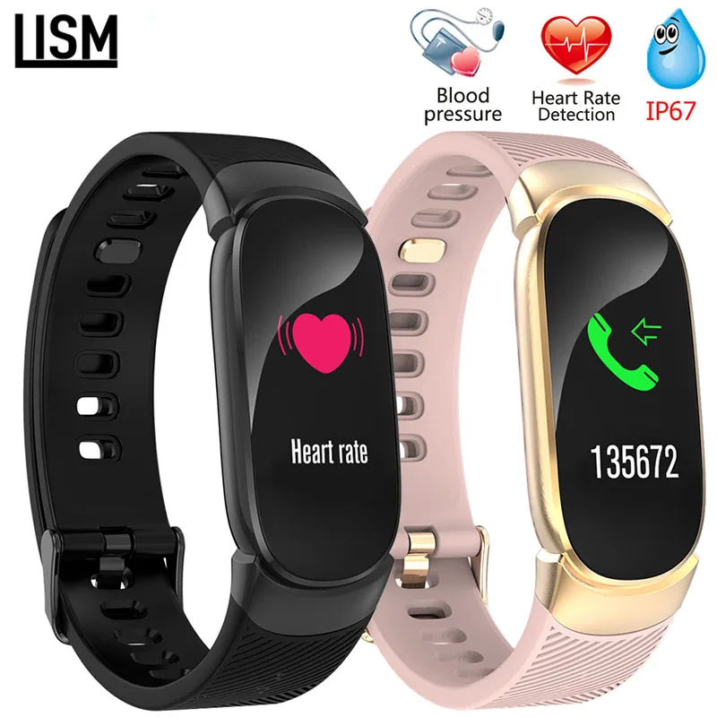 

Smart Fitness Bracelet With Pressure Measurement Heart Rate Tracker Blood Waterproof Watch Smart Bracelet Women Activity Tracker