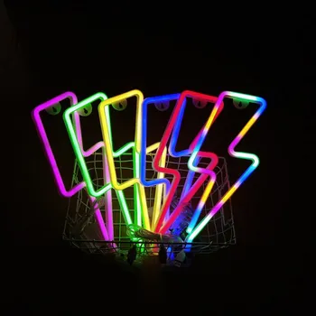 

LED neon lightning shape neon ins decorative lights