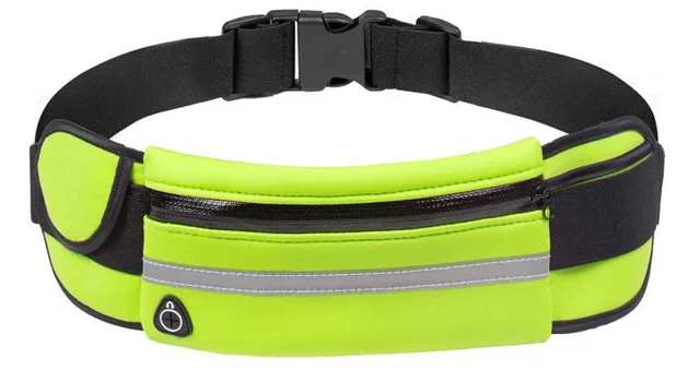 Running Bag Women Waist bag Belt bag Men Sports Fanny Pack Mobile Phone Bag Gym Running Cell Phone Jogging Run Cycling Bag green