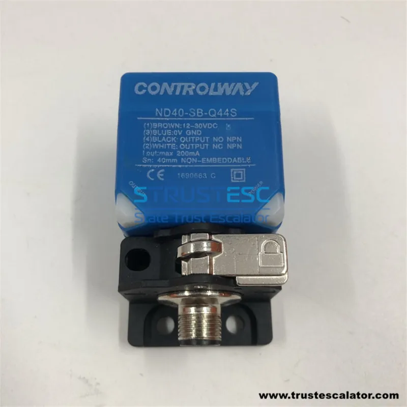 Controlway Inductive Sensor ND40-SA-Q44S ND40-SB-Q44S BD20-SA-Q44S BD20-SB-Q44S ND65-SA-Q80S ND65-SB-Q80S Use for Escalator