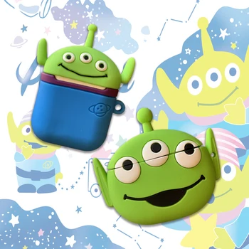 

For AirPods Pro Case Toy Story Ring Cover Squeeze Alien Three Eyes Aliens