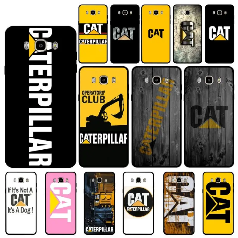 

Ruicaica Caterpillar logo Customized Pictures Black Soft Shell Phone Case For GALAXY s7 edge s8 plus s9 plus s6 s6 edge