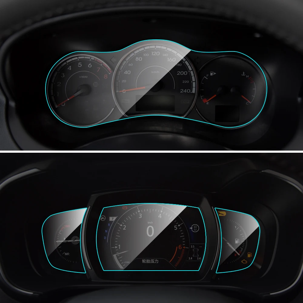 

Car Instrument Panel Screen Protector for Renault Koleos 2009-2019 Interior Car Dashboard Membrane Protective Film Auto Access